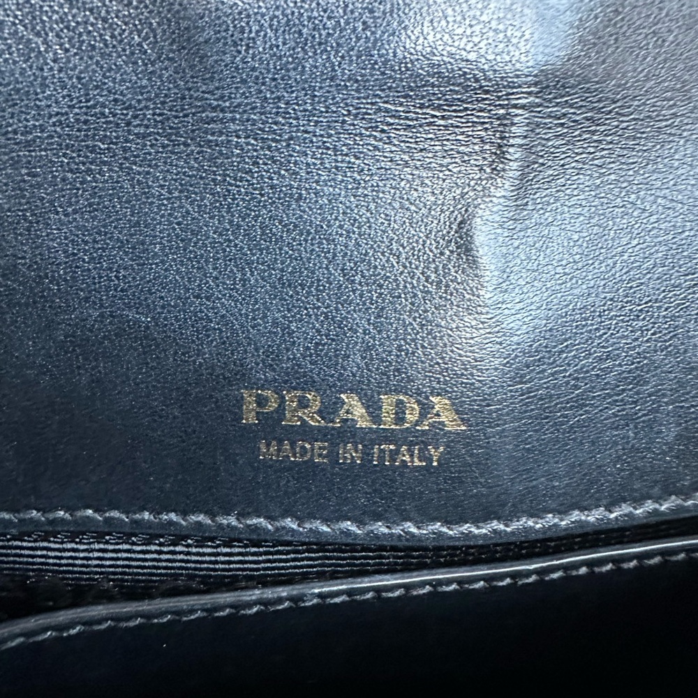 PRADA  Denim Corsaire Waist / Crossbody Bag 2017 Collection RARE Authentic- Dust - Picture 13 of 16